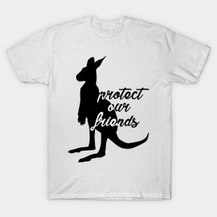 protect our friends - kangaroo T-Shirt